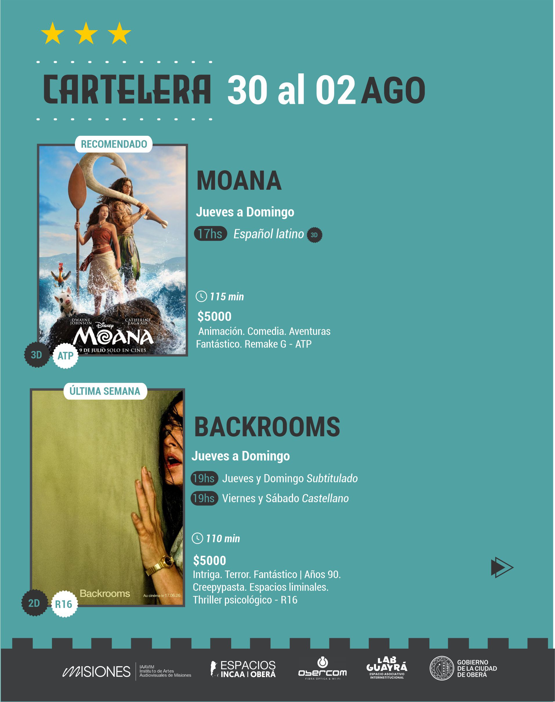 Cartelera Cine