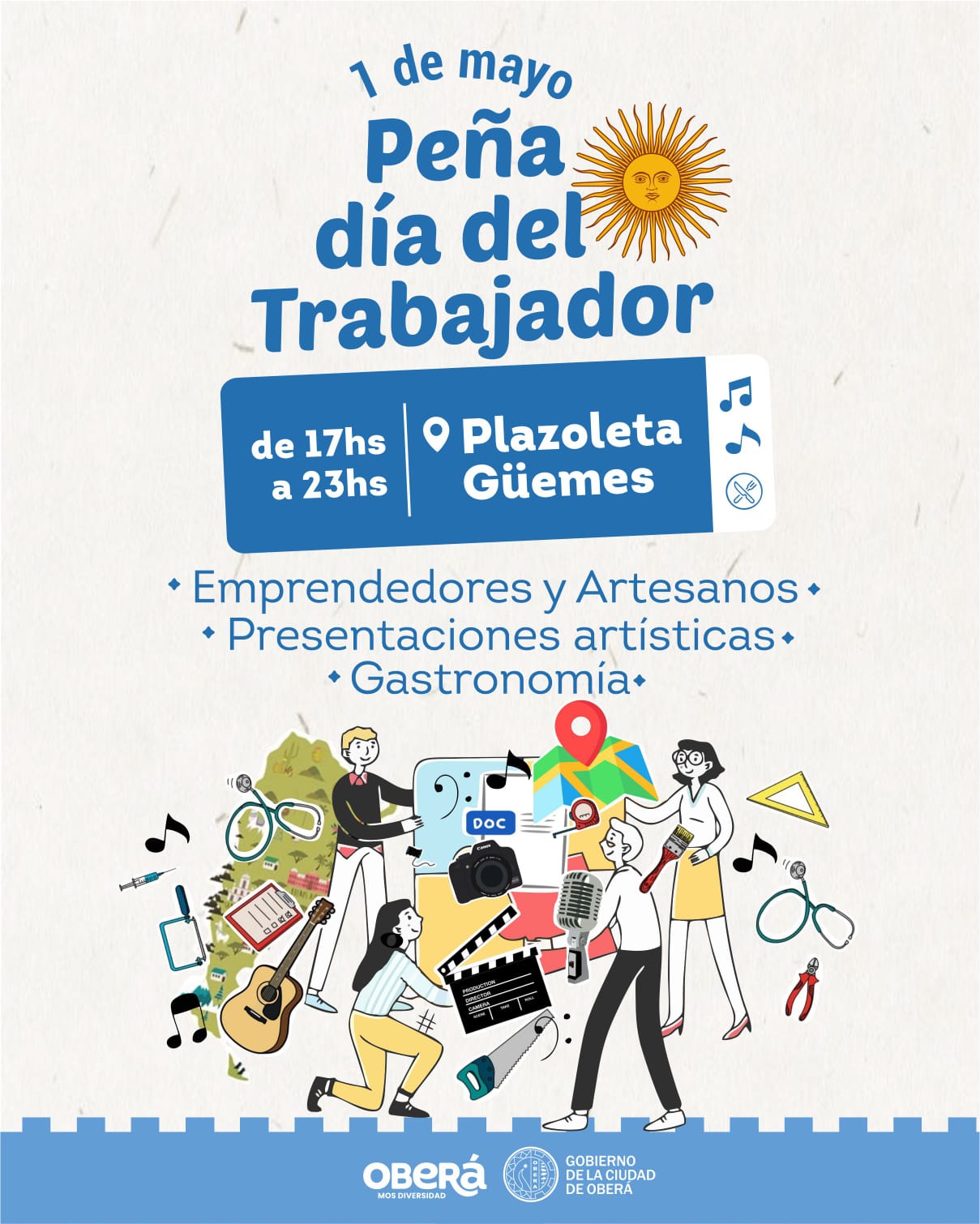 Peatonal Día del Trabajador