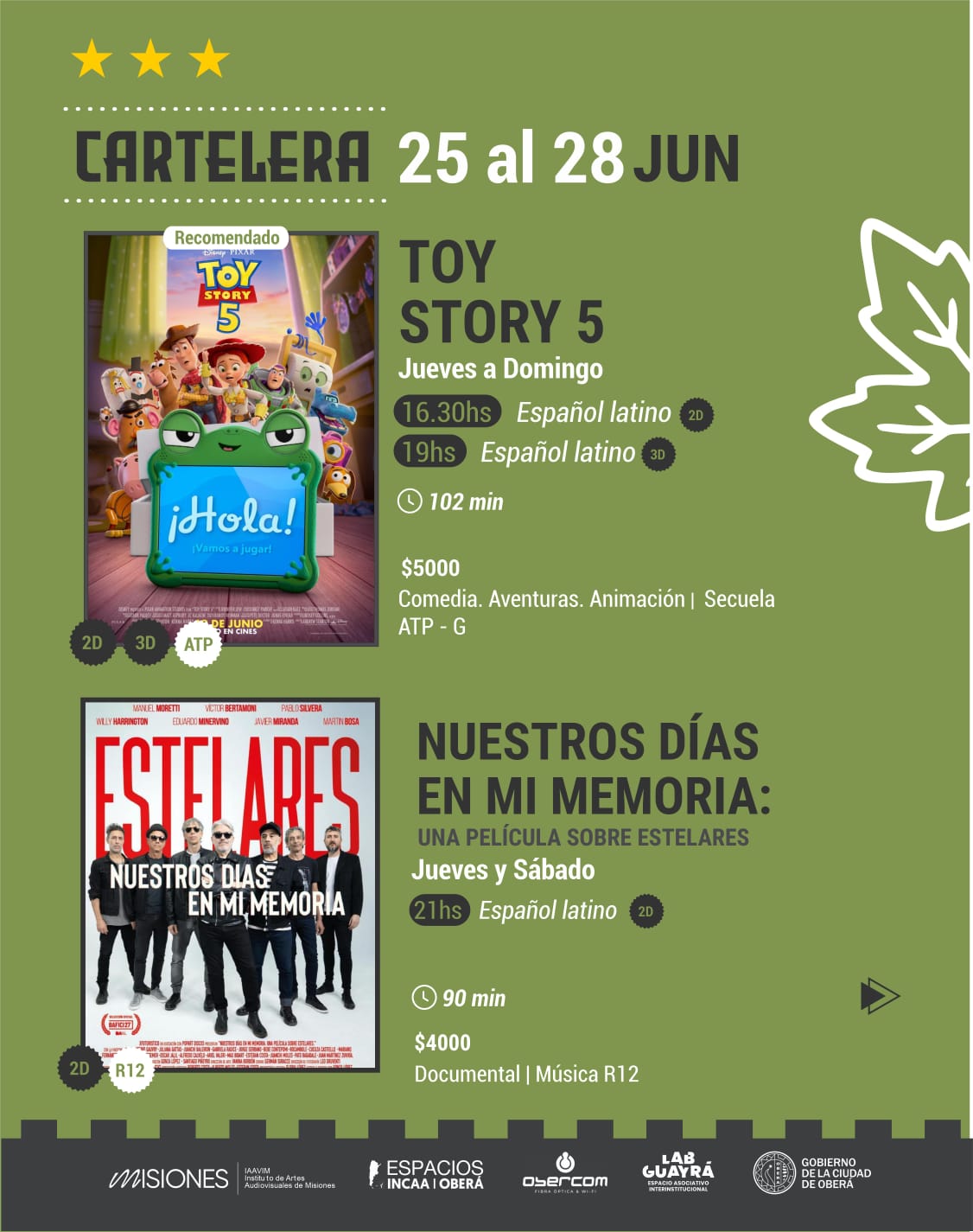 Cartelera Cine