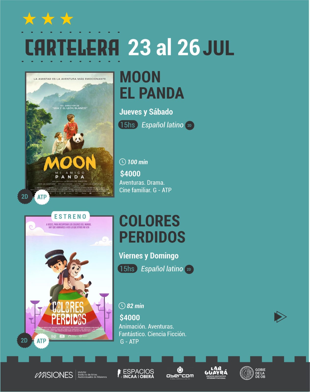 Cartelera Cine