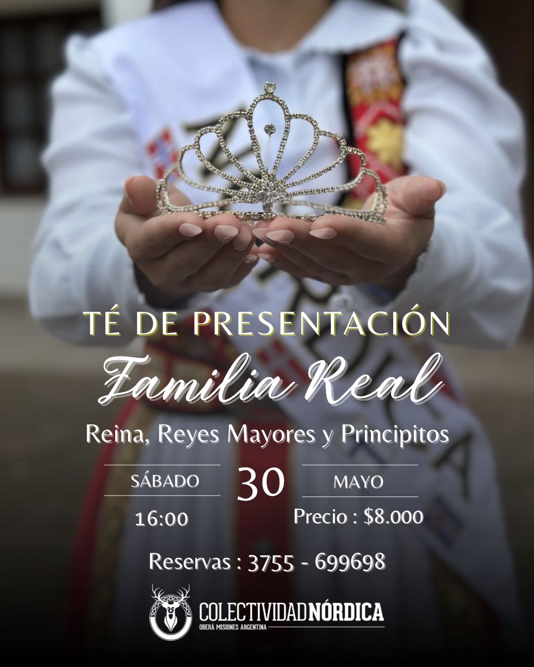 Té presentación familia real Nórdicos