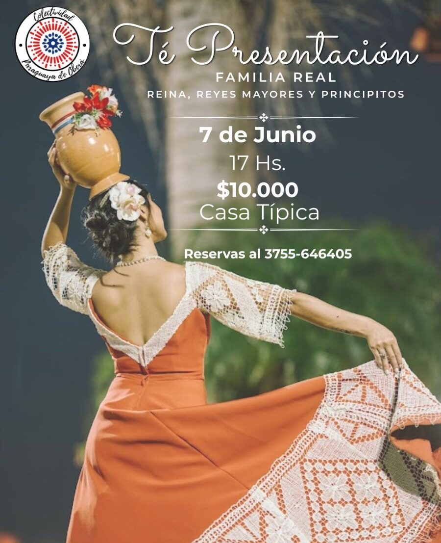 Té de presentación reina paraguaya
