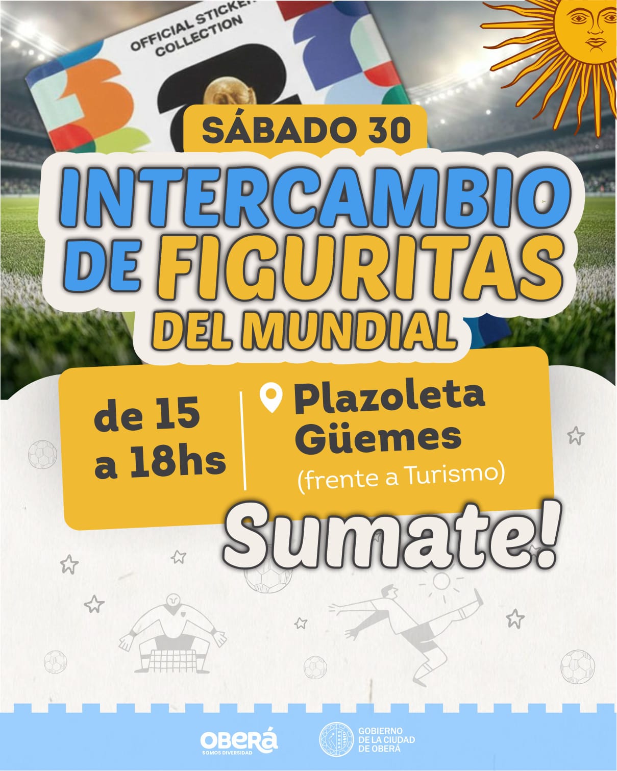 Intercambio de figuritas del mundial