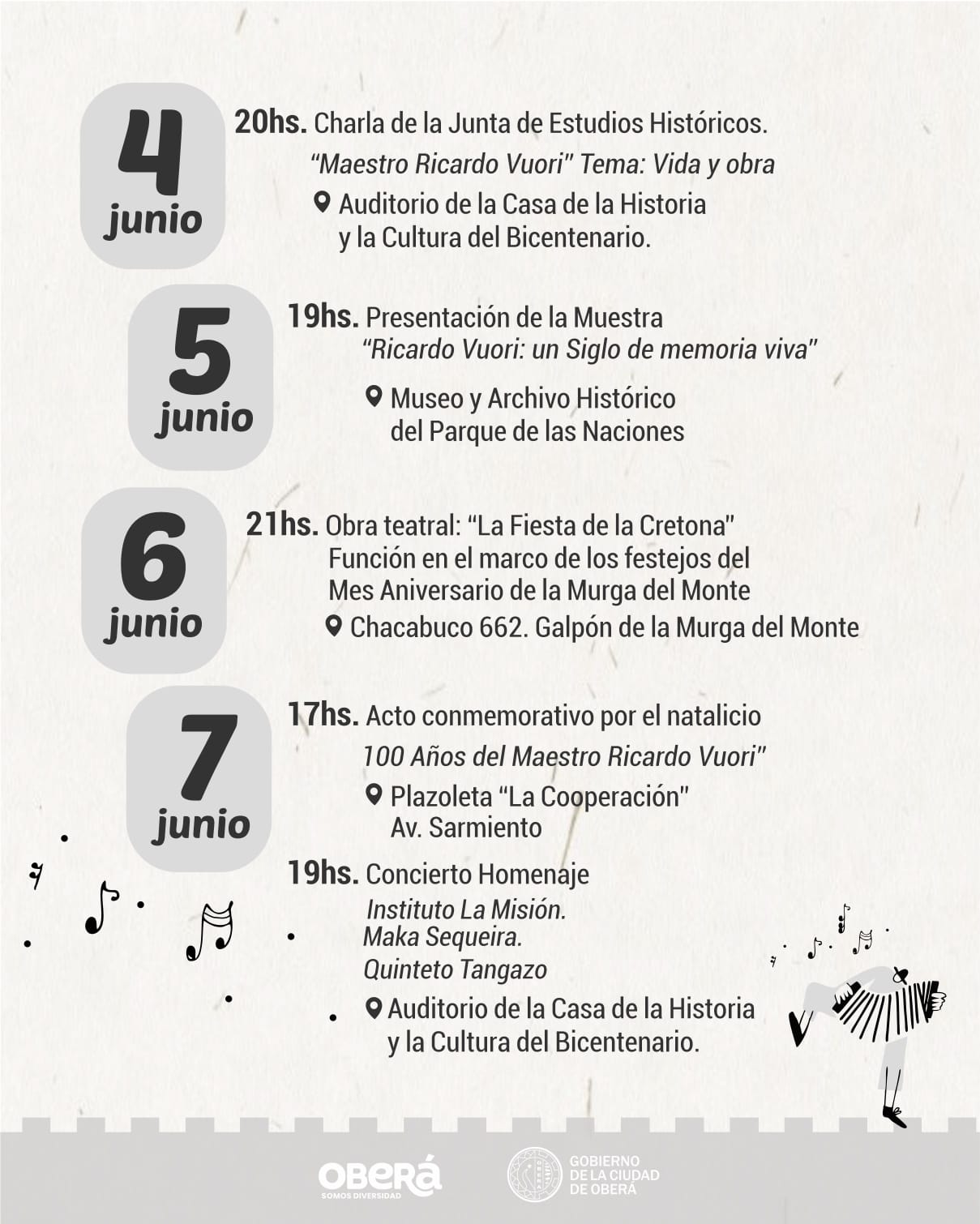 Semana de Ricardo Vuori