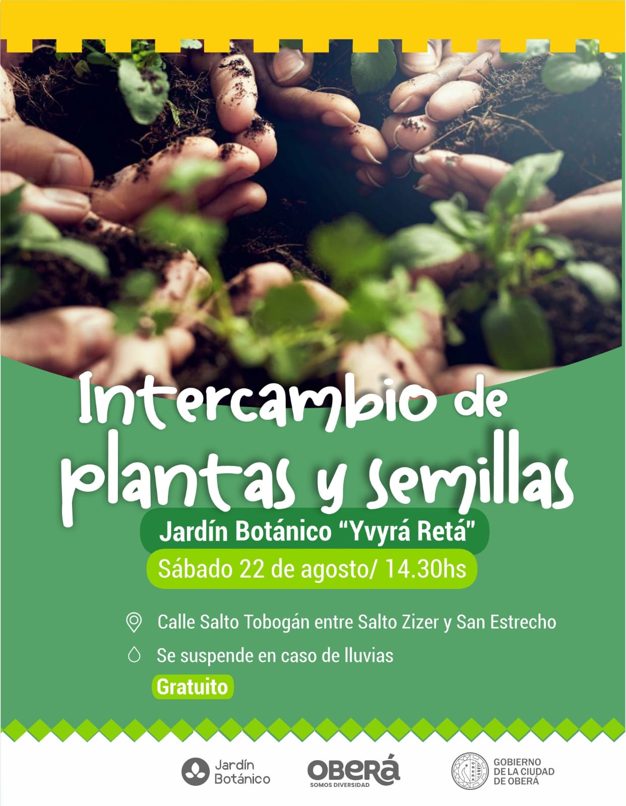 TARDE DE INTERCAMBIO DE PLANTAS Y SEMILLAS