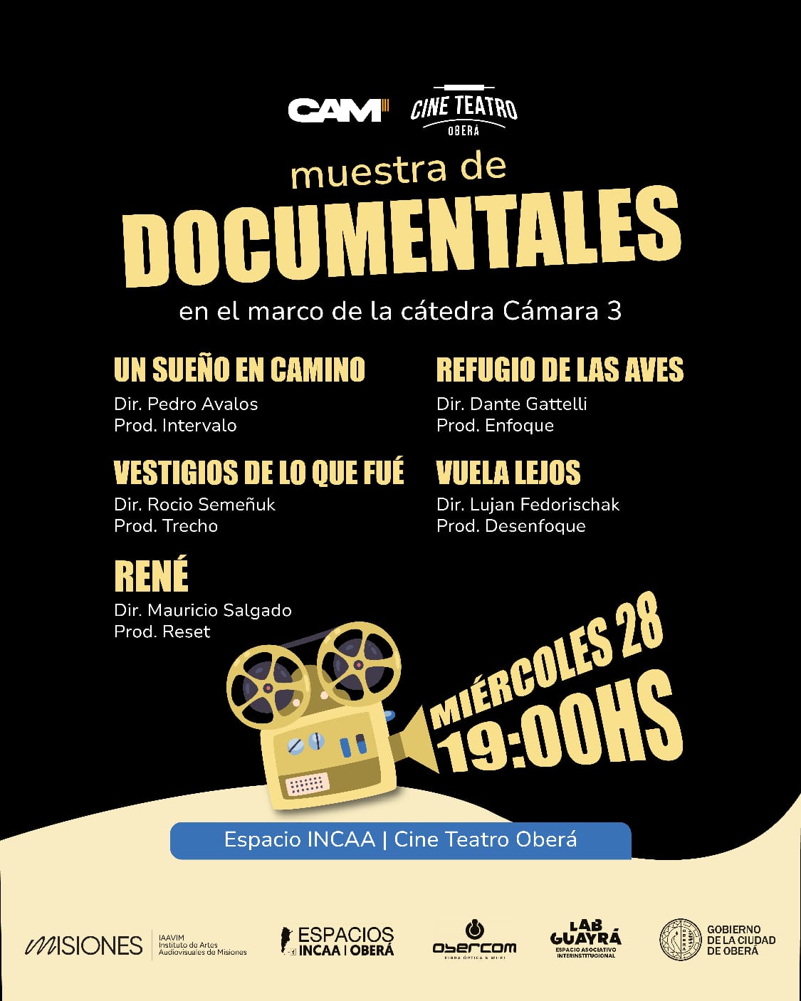 Muestra de cortometrajes documentales